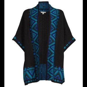 Open-Front Ruana Sweater